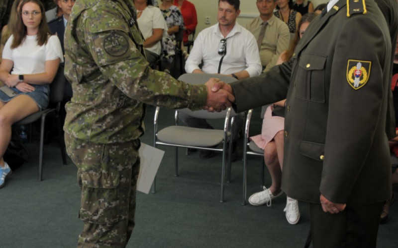 Ukončenie 33. Dôstojníckeho kurzu pre absolventov vysokých škôl, 27. 06. 2025