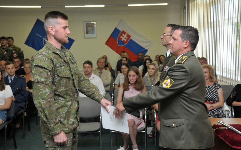 Ukončenie 33. Dôstojníckeho kurzu pre absolventov vysokých škôl, 27. 06. 2025