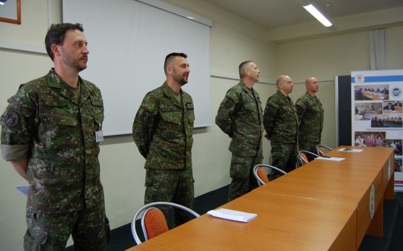 Final exams on University Graduates Officers’ Course, May 12th 2022