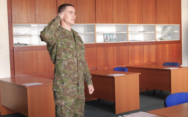 Final exams on University Graduates Officers’ Course, May 12th 2022