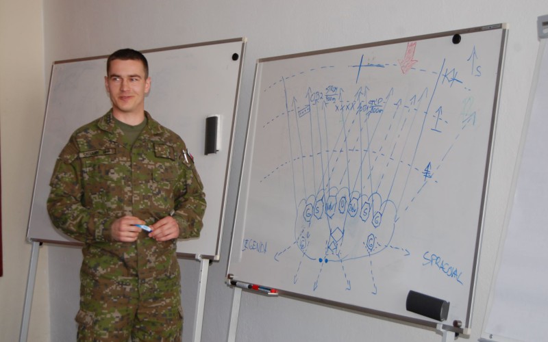 Final exams on University Graduates Officers’ Course, May 12th 2022