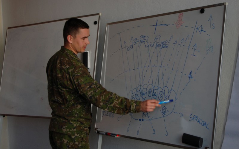 Final exams on University Graduates Officers’ Course, May 12th 2022