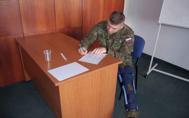 Final exams on University Graduates Officers’ Course, May 12th 2022