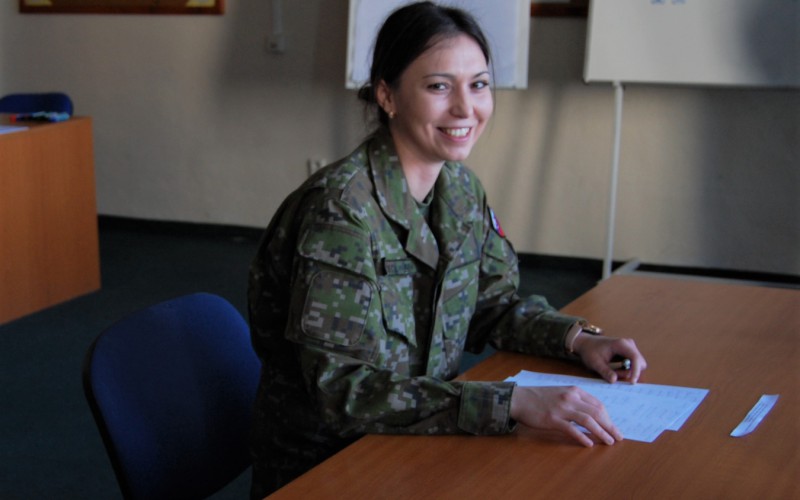 Final exams on University Graduates Officers’ Course, May 12th 2022