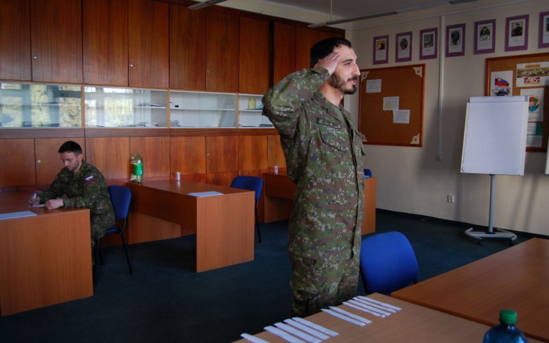 Final exams on University Graduates Officers’ Course, May 12th 2022