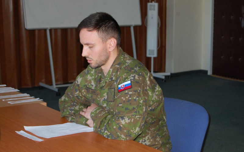 Final exams on University Graduates Officers’ Course, May 12th 2022