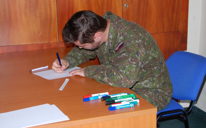 Final exams on University Graduates Officers’ Course, May 12th 2022