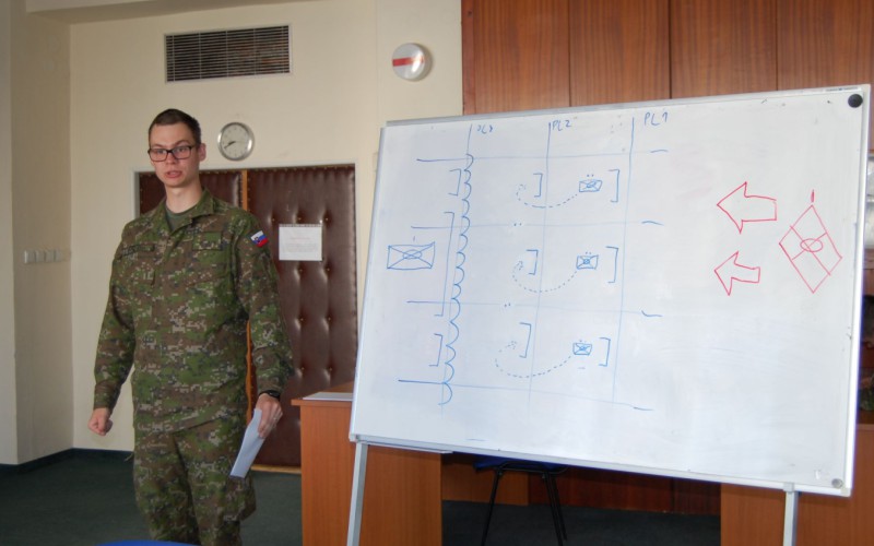 Final exams on University Graduates Officers’ Course, May 12th 2022