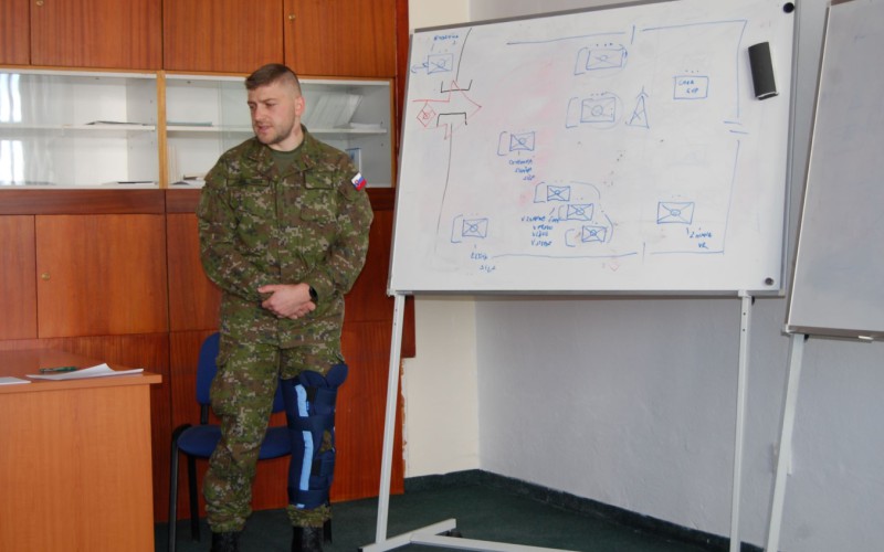 Final exams on University Graduates Officers’ Course, May 12th 2022