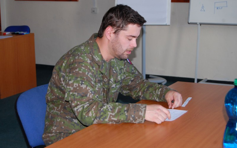 Final exams on University Graduates Officers’ Course, May 12th 2022