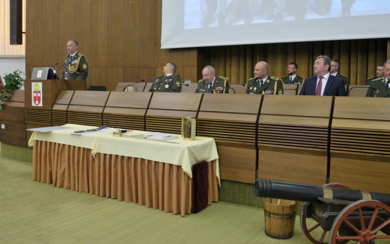 Vyradenie absolventov AOS vojenskej špecializácie G20 - delostrelcov, 30. 06. 2025