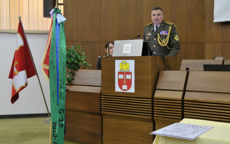Vyradenie absolventov AOS vojenskej špecializácie G20 - delostrelcov, 30. 06. 2025