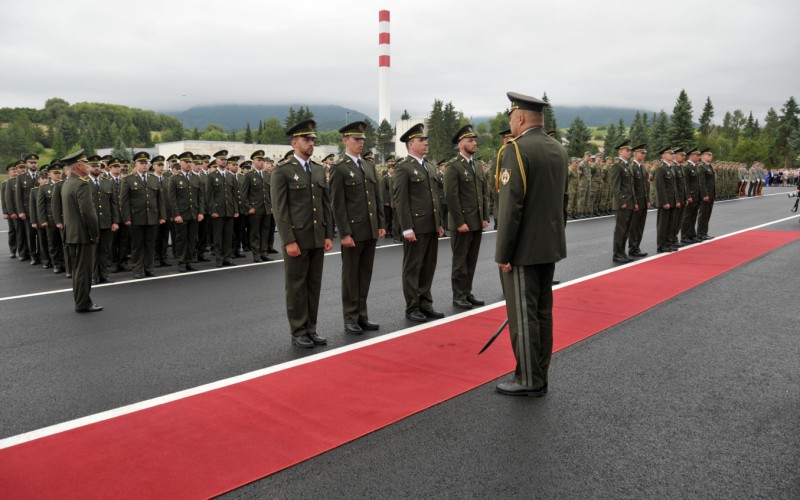 Slávnostné vyradenie kadetov AOS, 04. 07. 2025