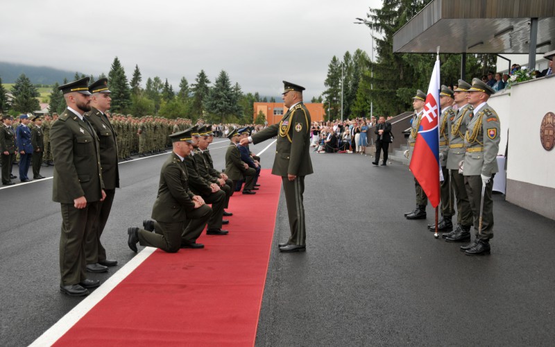 Slávnostné vyradenie kadetov AOS, 04. 07. 2025