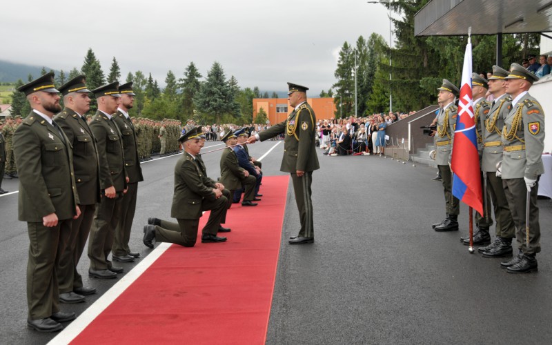 Slávnostné vyradenie kadetov AOS, 04. 07. 2025