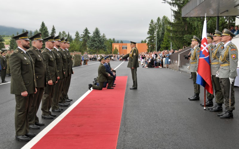 Slávnostné vyradenie kadetov AOS, 04. 07. 2025