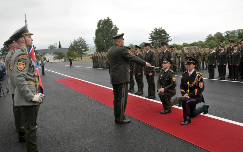 Slávnostné vyradenie kadetov AOS, 04. 07. 2025