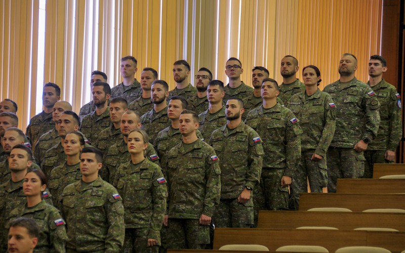 Ukončenie 34. Dôstojníckeho kurzu pre absolventov vysokých škôl, 18. 7. 2025