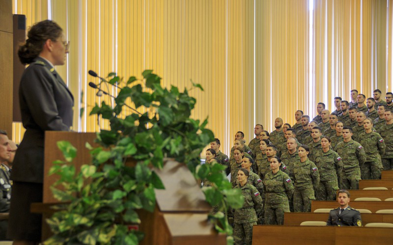 Ukončenie 34. Dôstojníckeho kurzu pre absolventov vysokých škôl, 18. 7. 2025