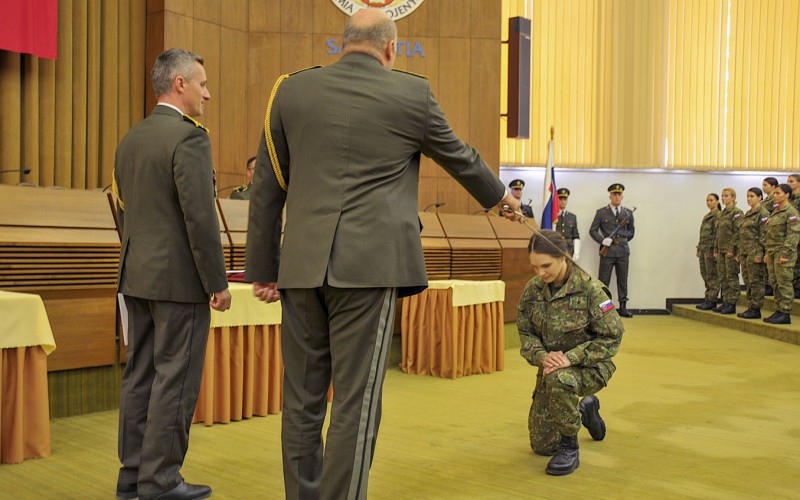 Ukončenie 34. Dôstojníckeho kurzu pre absolventov vysokých škôl, 18. 7. 2025