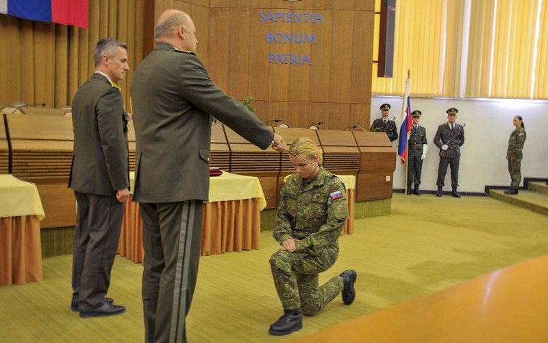 Ukončenie 34. Dôstojníckeho kurzu pre absolventov vysokých škôl, 18. 7. 2025