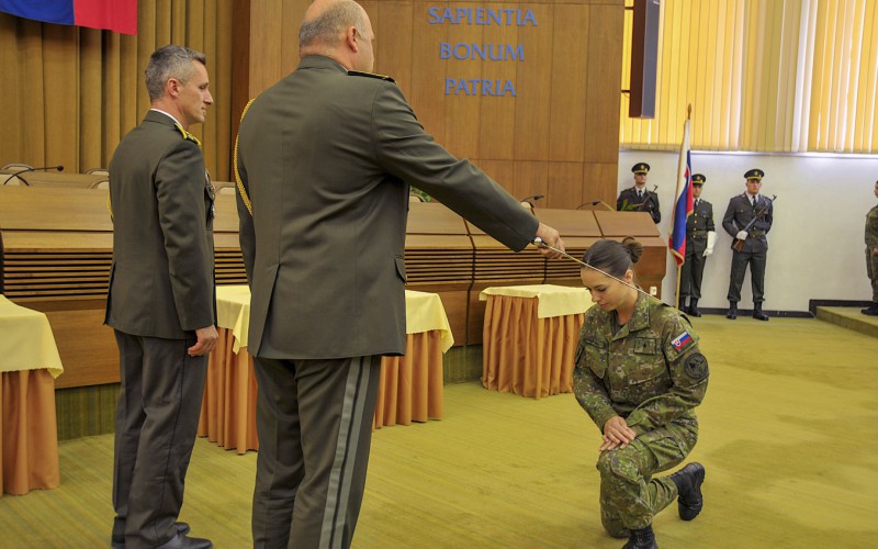 Ukončenie 34. Dôstojníckeho kurzu pre absolventov vysokých škôl, 18. 7. 2025