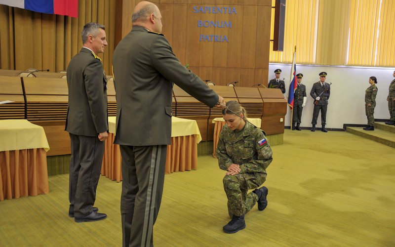 Ukončenie 34. Dôstojníckeho kurzu pre absolventov vysokých škôl, 18. 7. 2025