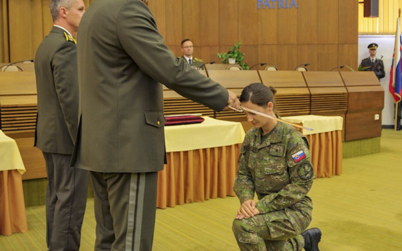 Ukončenie 34. Dôstojníckeho kurzu pre absolventov vysokých škôl, 18. 7. 2025