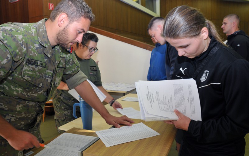 Základný vojenský výcvik - nástup, 18. 08. 2025