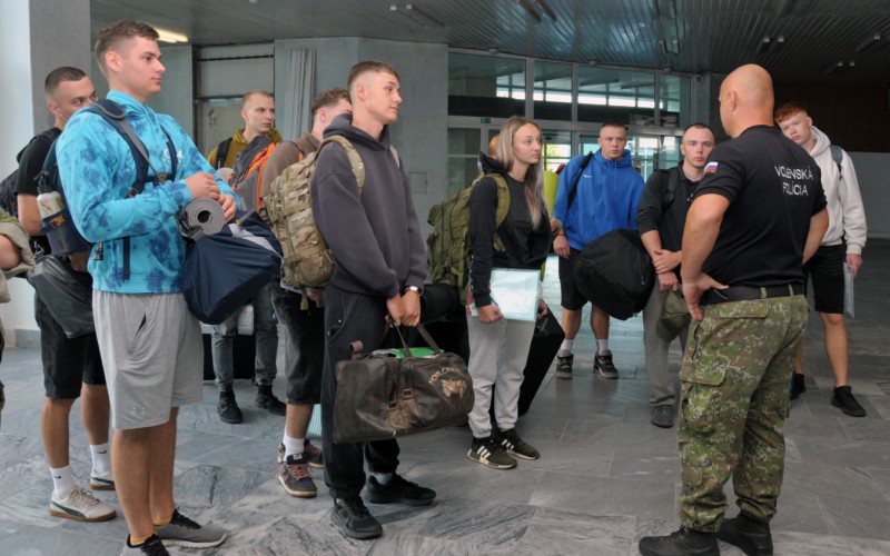 Základný vojenský výcvik - nástup, 18. 08. 2025