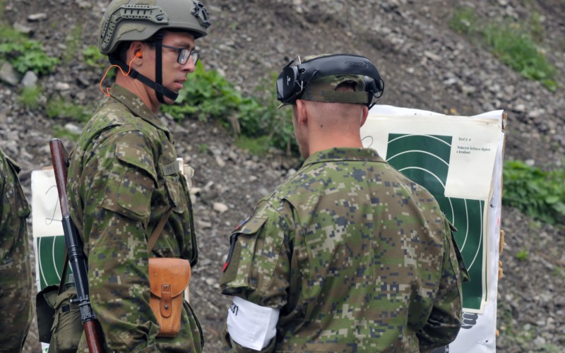 Základný vojenský výcvik - strelnica, 02. 09. 2025