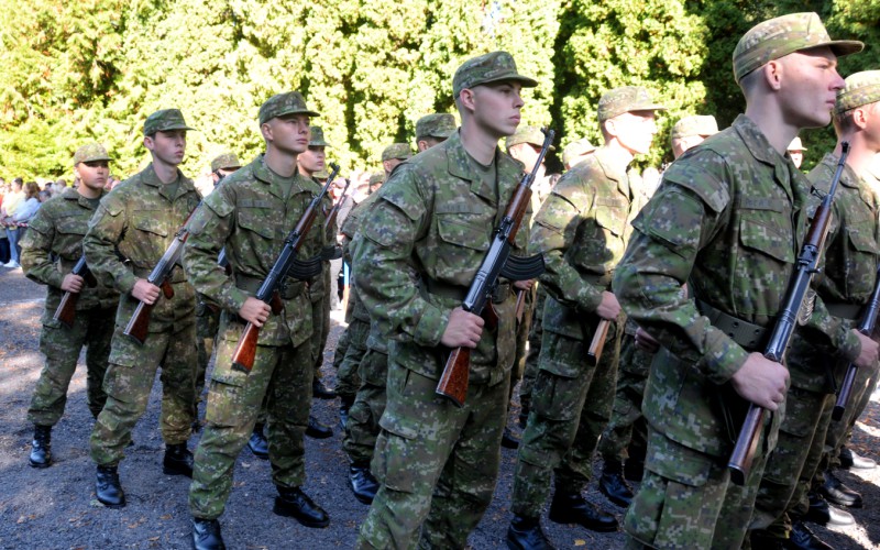 Military Oath of 1st year cadets - Háj, September 19th 2025