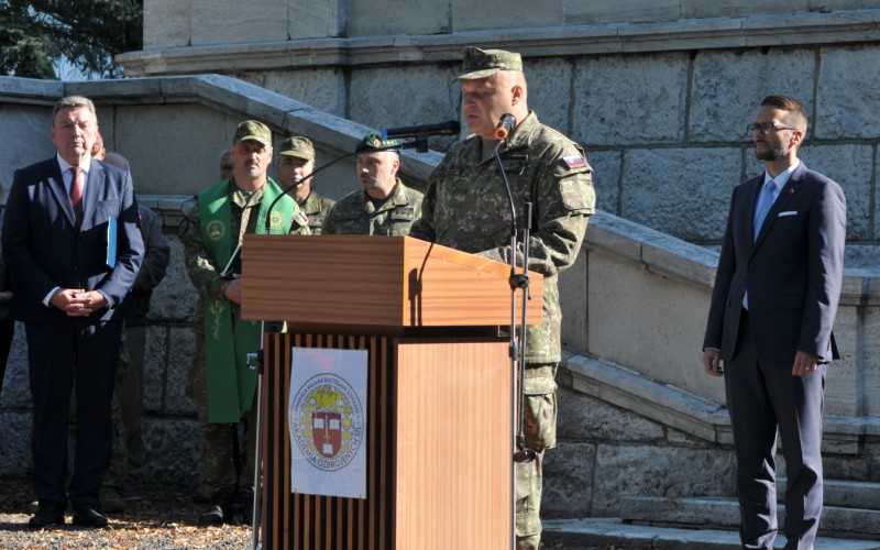 Military Oath of 1st year cadets - Háj, September 19th 2025