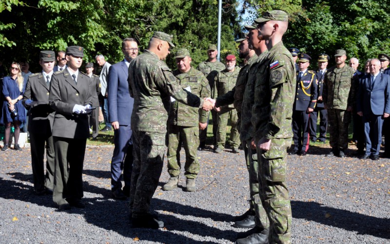 Military Oath of 1st year cadets - Háj, September 19th 2025