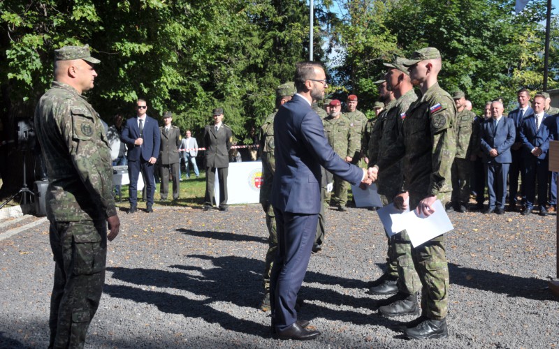 Military Oath of 1st year cadets - Háj, September 19th 2025