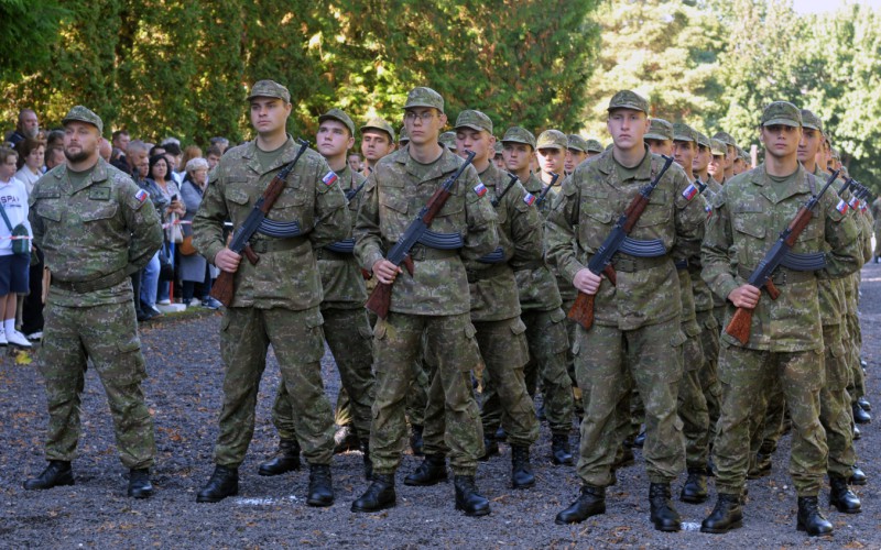 Military Oath of 1st year cadets - Háj, September 19th 2025