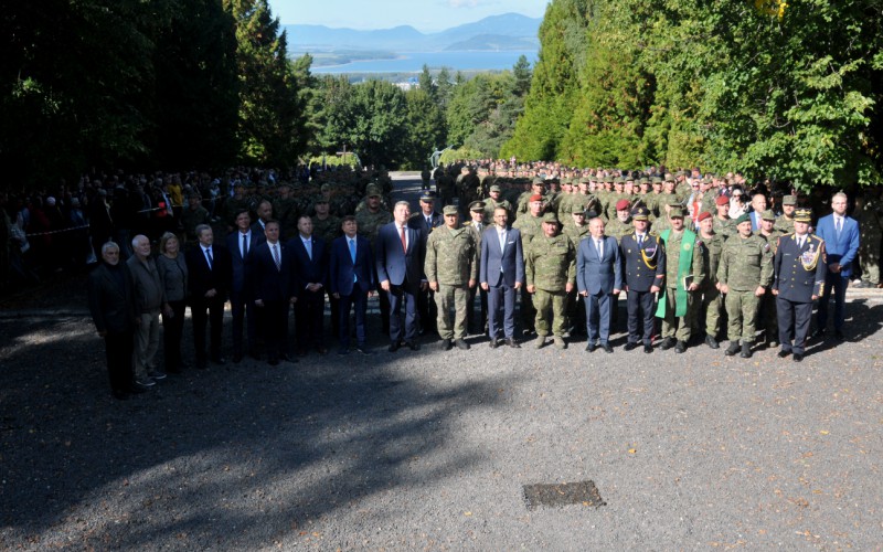 Military Oath of 1st year cadets - Háj, September 19th 2025