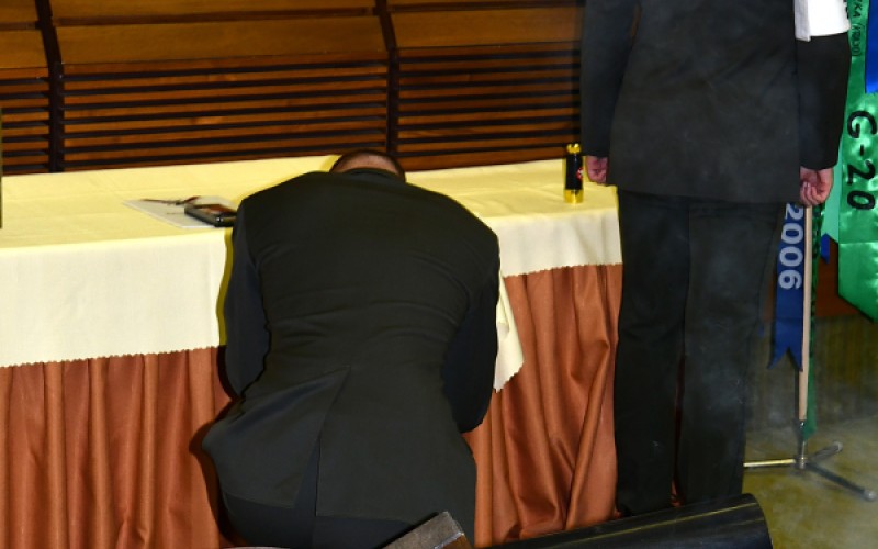 Prijímanie nových učňov do Cechu delostreleckého 4. 12. 2025