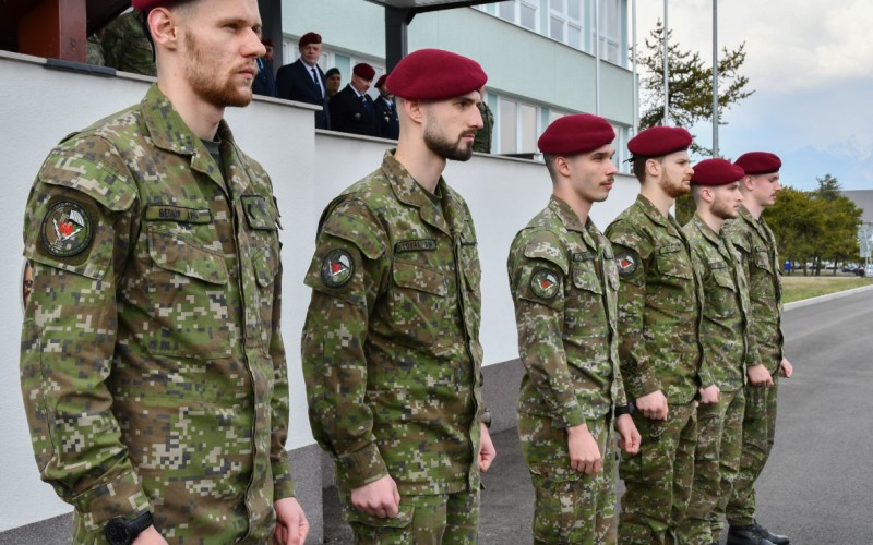 Slávnostný nástup pri príležitosti odovzdania bordových baretiek, 16.03.2026