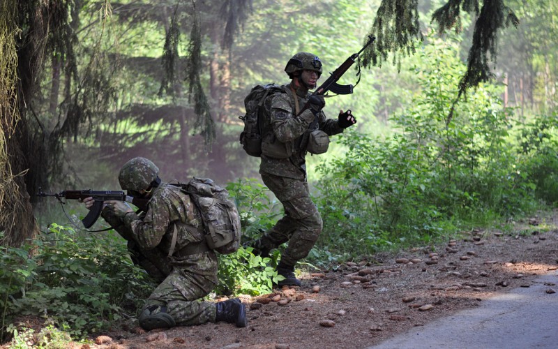 Training of 1st year cadets, June 7th 2022