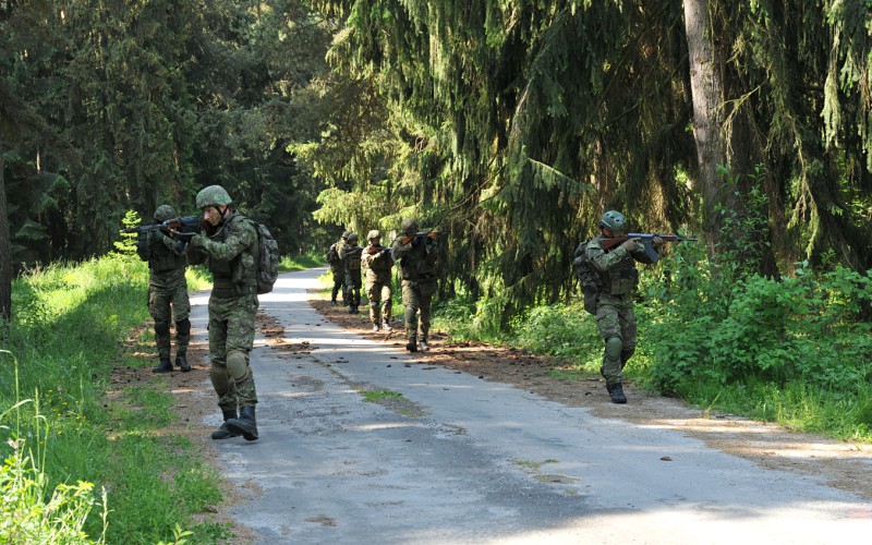 Training of 1st year cadets, June 7th 2022