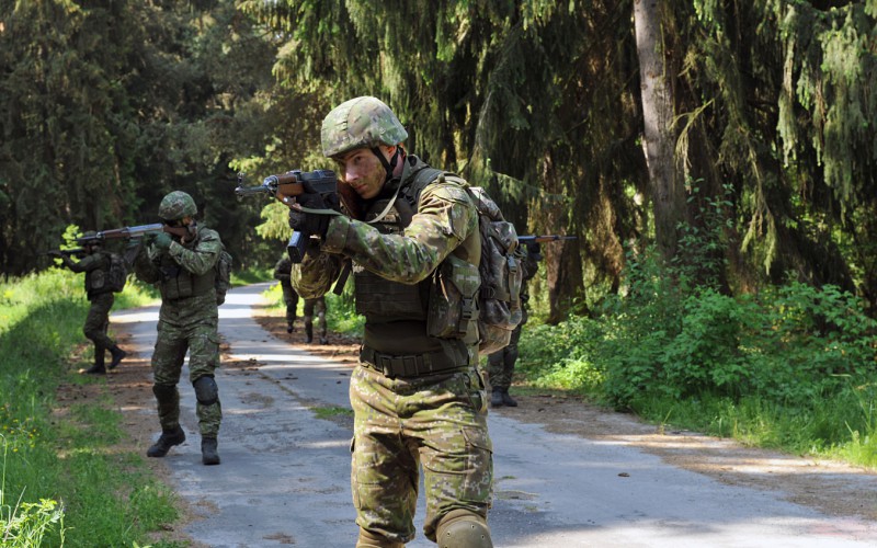 Training of 1st year cadets, June 7th 2022