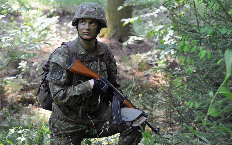 Training of 1st year cadets, June 7th 2022