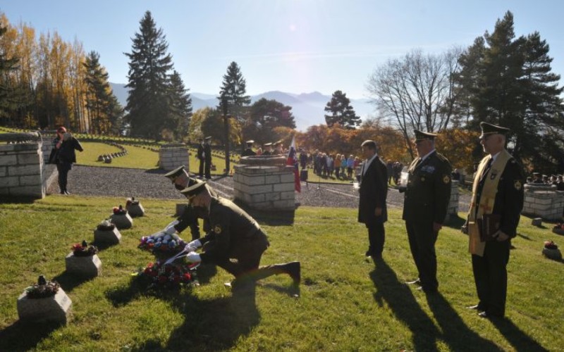 Pietna spomienka za padlých vojakov - Háj Nicovô, 28. 10. 2021