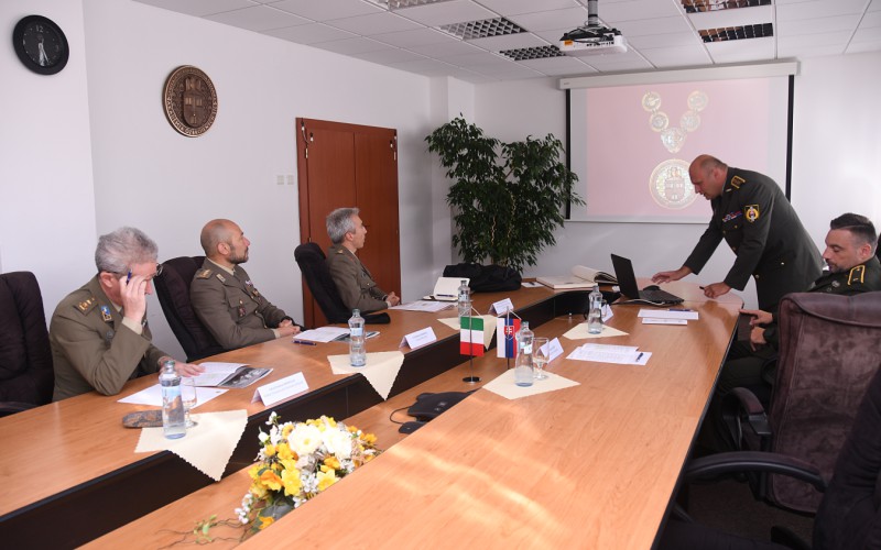 Visit from the Training Command and Application School of the Army – Italy, July 13th 2022