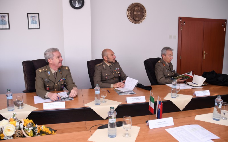 Visit from the Training Command and Application School of the Army – Italy, July 13th 2022