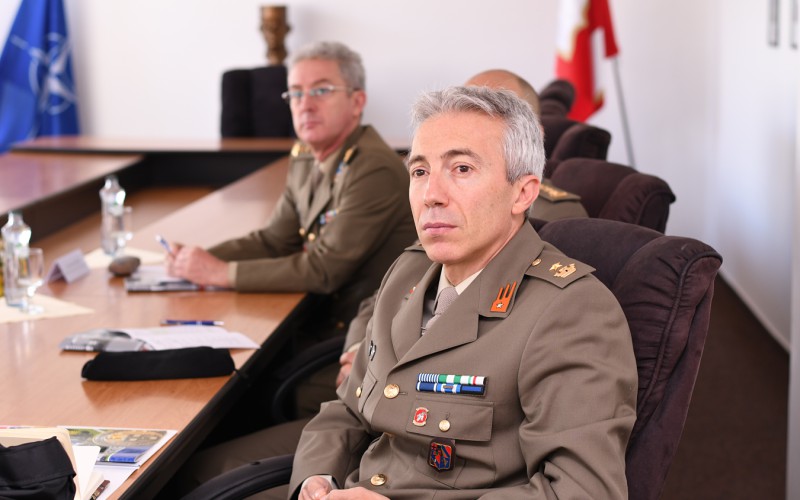 Visit from the Training Command and Application School of the Army – Italy, July 13th 2022