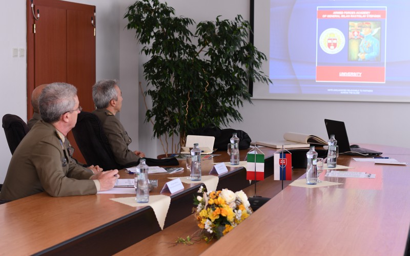 Visit from the Training Command and Application School of the Army – Italy, July 13th 2022