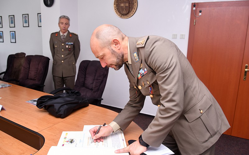 Visit from the Training Command and Application School of the Army – Italy, July 13th 2022