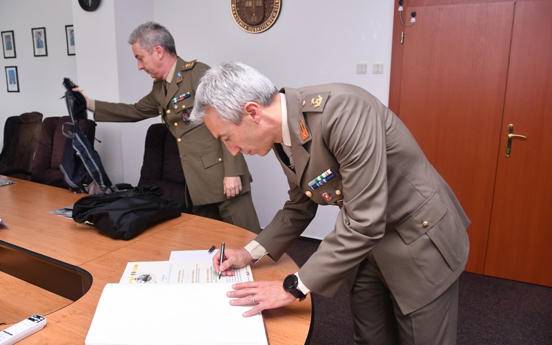 Visit from the Training Command and Application School of the Army – Italy, July 13th 2022